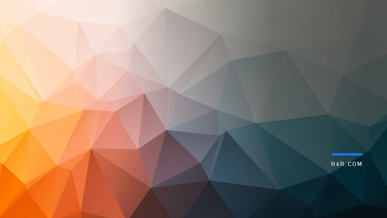 Low poly golden triangle shapes background